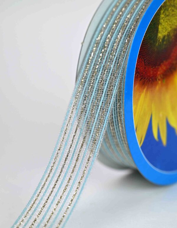 Ribbons - Light blue glittering