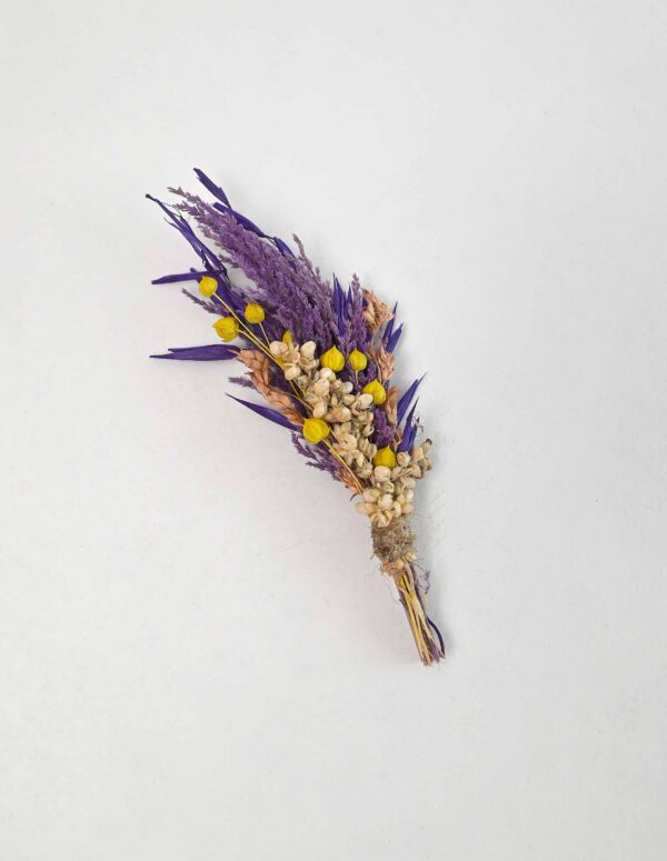 Mini Bouquets- Purple and Yellow