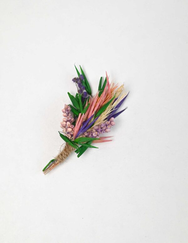 Mini Bouquets- Green Pink and Violet