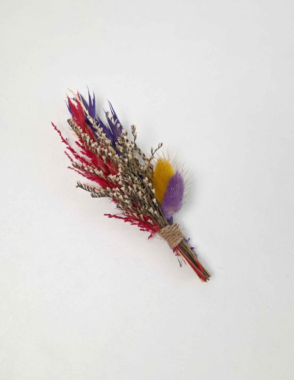 Mini Bouquets- Yellow Purple Red