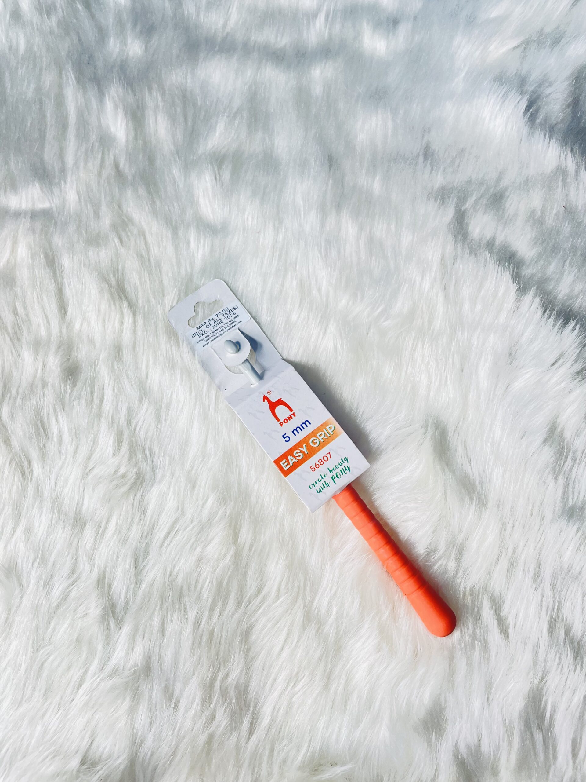 Pony Easy Grip Crochet Hook 5mm