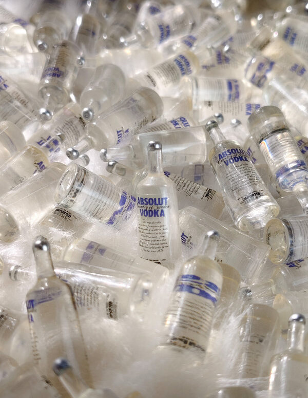 Miniature Liquor Bottle Decor | Mini Resin Embellishments for DIY Crafts – Cute Flat Back Cabochons for Scrapbooking, Slime, Hair Accessories, Phone Case & Decoration [Set of 4]