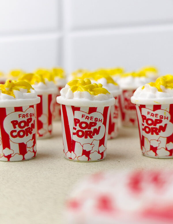 Miniature PopCactus Cup Decor | Mini Resin Embellishments for DIY Crafts – Cute Flat Back Cabochons for Scrapbooking, Slime, Hair Accessories, Phone Case & Decoration [Set of 4]