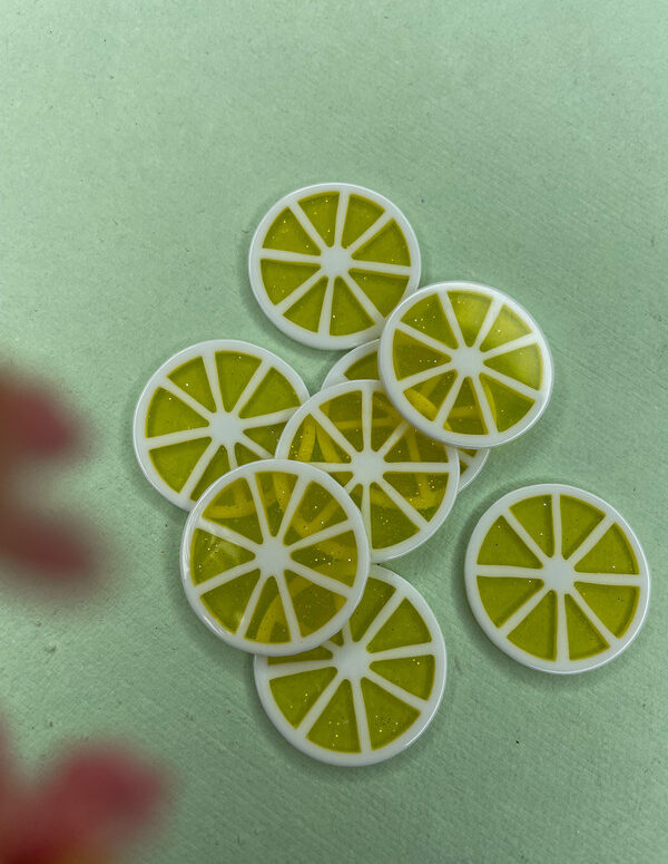 Miniature Lemon Slice Decor | Mini Resin Embellishments for DIY Crafts – Cute Flat Back Cabochons for Scrapbooking, Slime, Hair Accessories, Phone Case & Decoration [Set of 4]