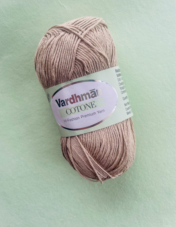 Vardhman Cotone Yarn – Taupe Beige – Hi-Fashion Premium Cotton Yarn