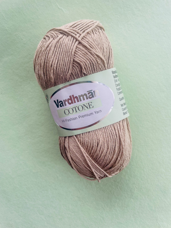 Vardhman Cotone Yarn – Taupe Beige – Hi-Fashion Premium Cotton Yarn
