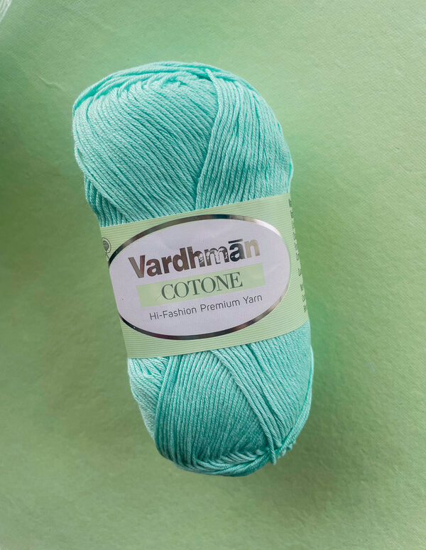 Vardhman Cotone Yarn – Mint Green – Hi-Fashion Premium Cotton Yarn