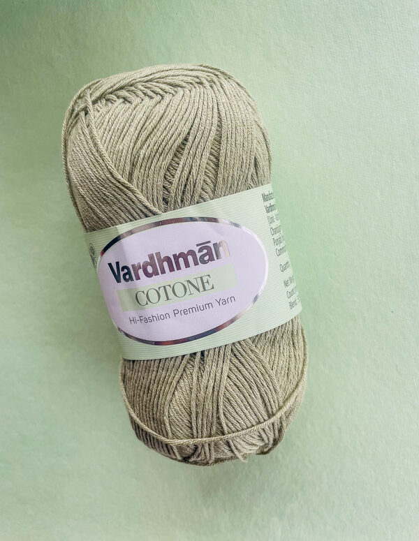 Vardhman Cotone Yarn – Olive Taupe – Hi-Fashion Premium Cotton Yarn