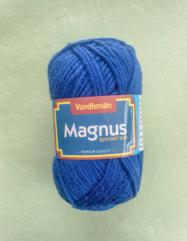 Vardhman Magnus Yarn – Deep Navy Blue – Quick Knit Premium Quality Yarn