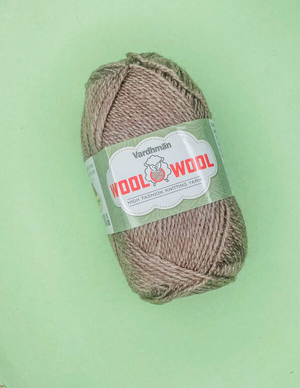 Vardhman Wool Wool Knitting Yarn – Beige (Camel Brown) – High Fashion Wool Yarn for Sweaters, Scarves & Winter Wear (7–8 mm Needles)